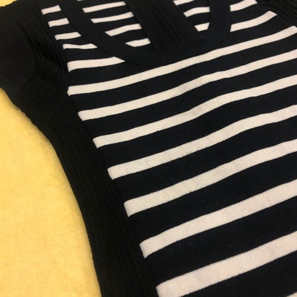 French Connection Black/White Dress Size 2 - Picture 2 of 3